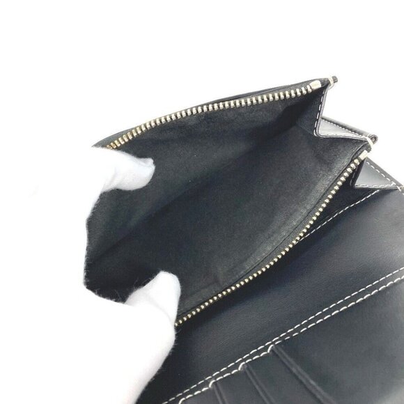 Auth BURBERRY 8052803 Long wallet giant check Bifold Long Wallet PVC Brown - Picture 6 of 12